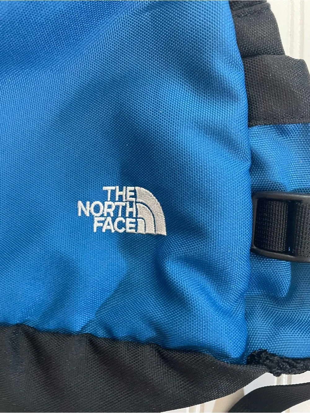 THE NORTH FACE Waist Bag Lumbar Pack Fanny Blue/Black Pockets Hiking Cycling Bag